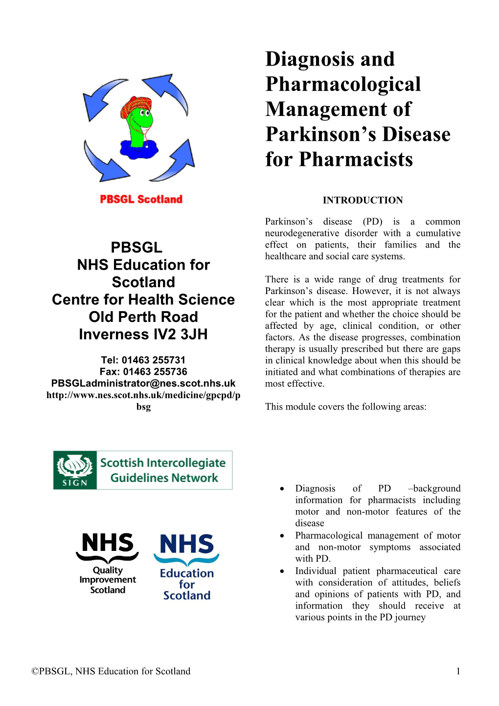 Diagnosis and Pharmacological Management of Parkinson S Disease for Pharmacists