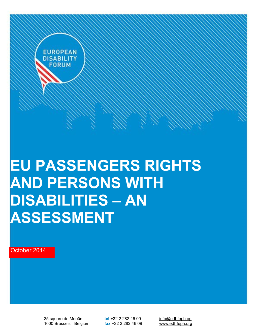 Forum Européen Des Personnes Handicapées