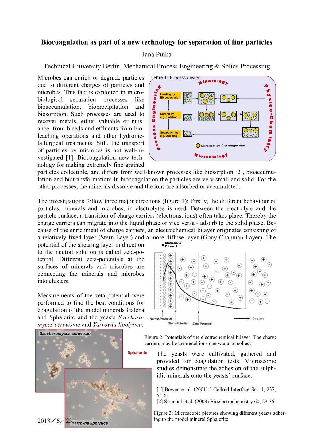 Biocoagulation As Part of a New Technology for Separation of Fine Particles