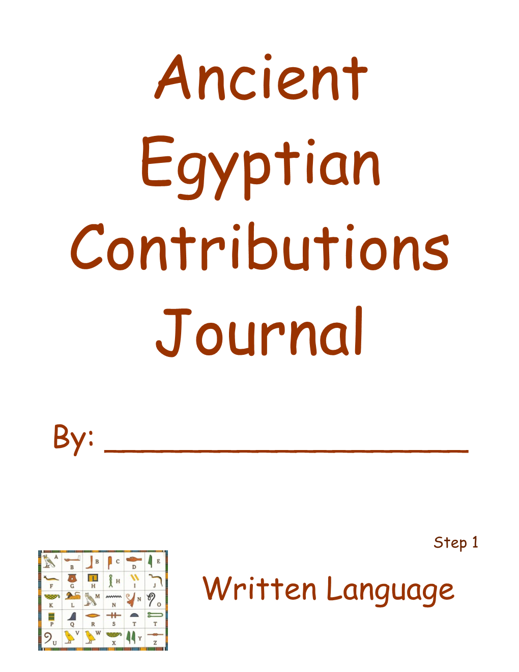 Ancient Egyptian Contributions Journal