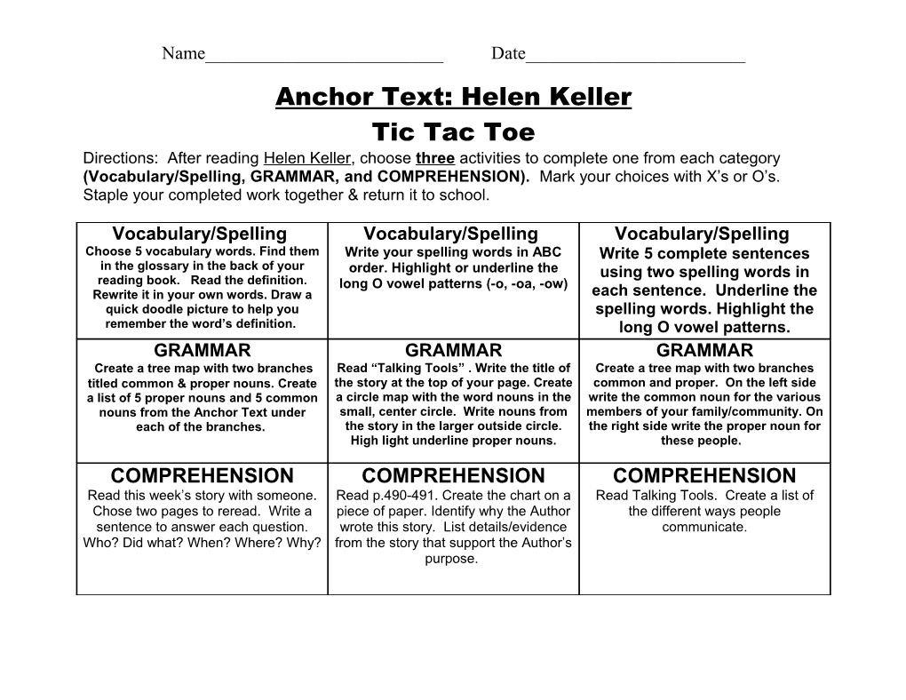 Anchor Text: Helen Keller