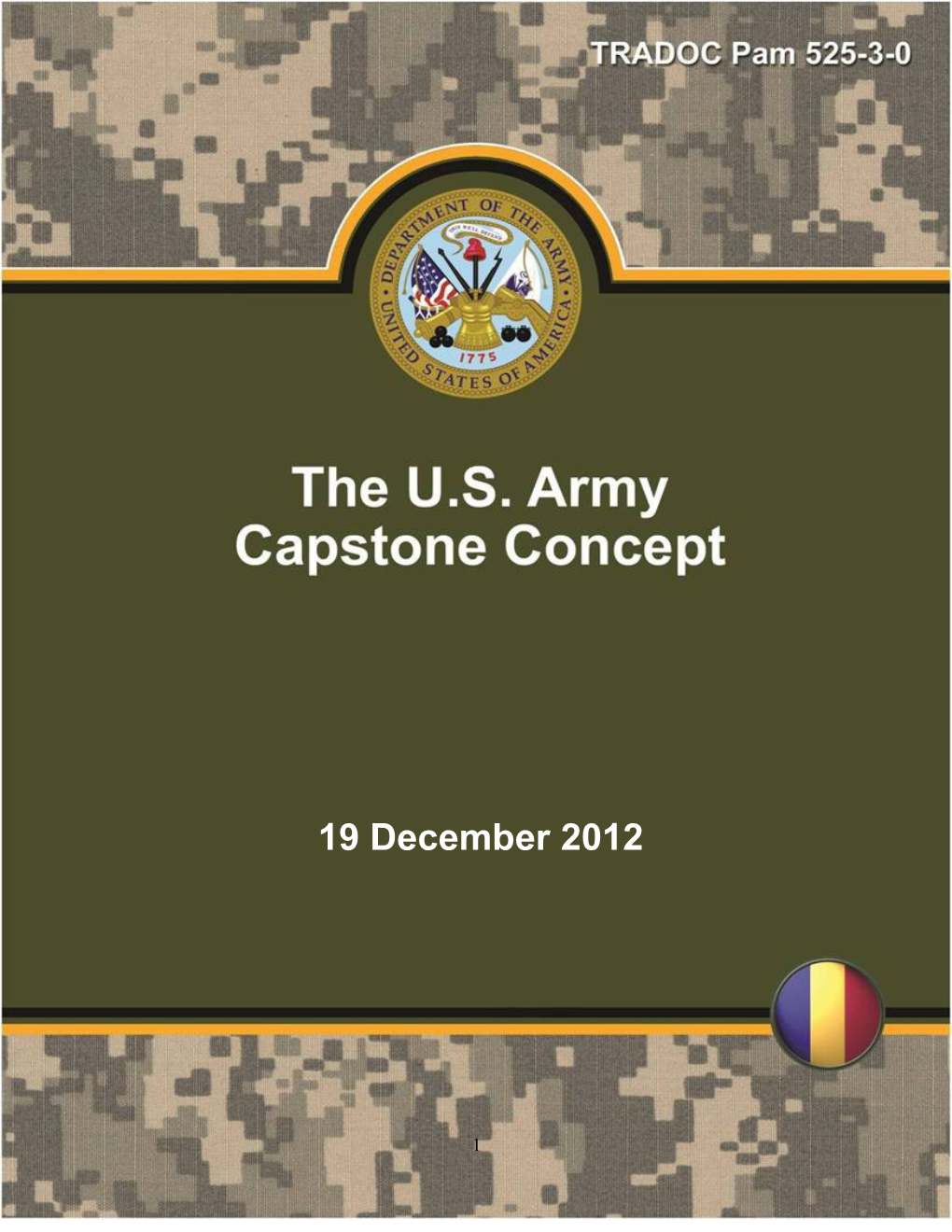 Army Capstone Concept