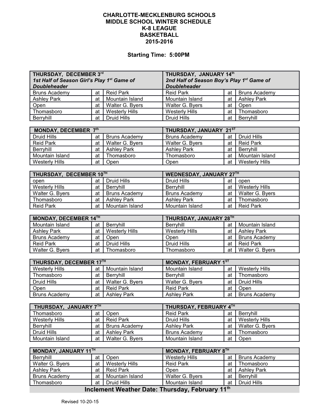 Charlotte-Mecklenburg Schools