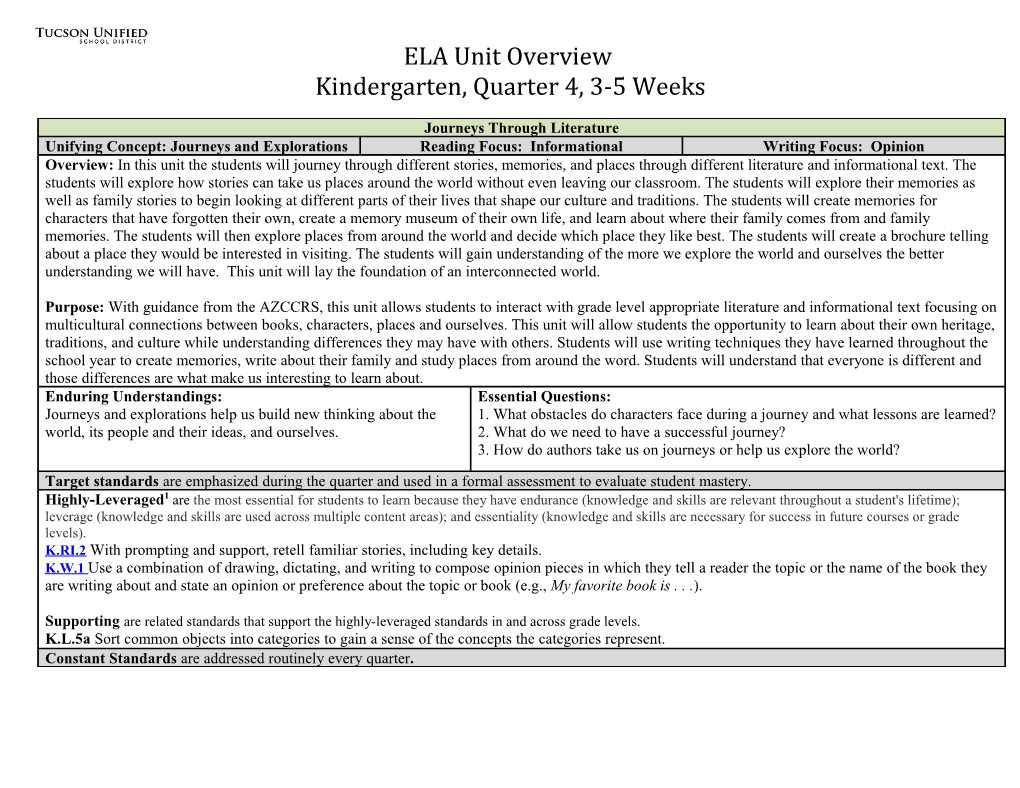 ELA, Office of Curriculum Development Page 2 of 2