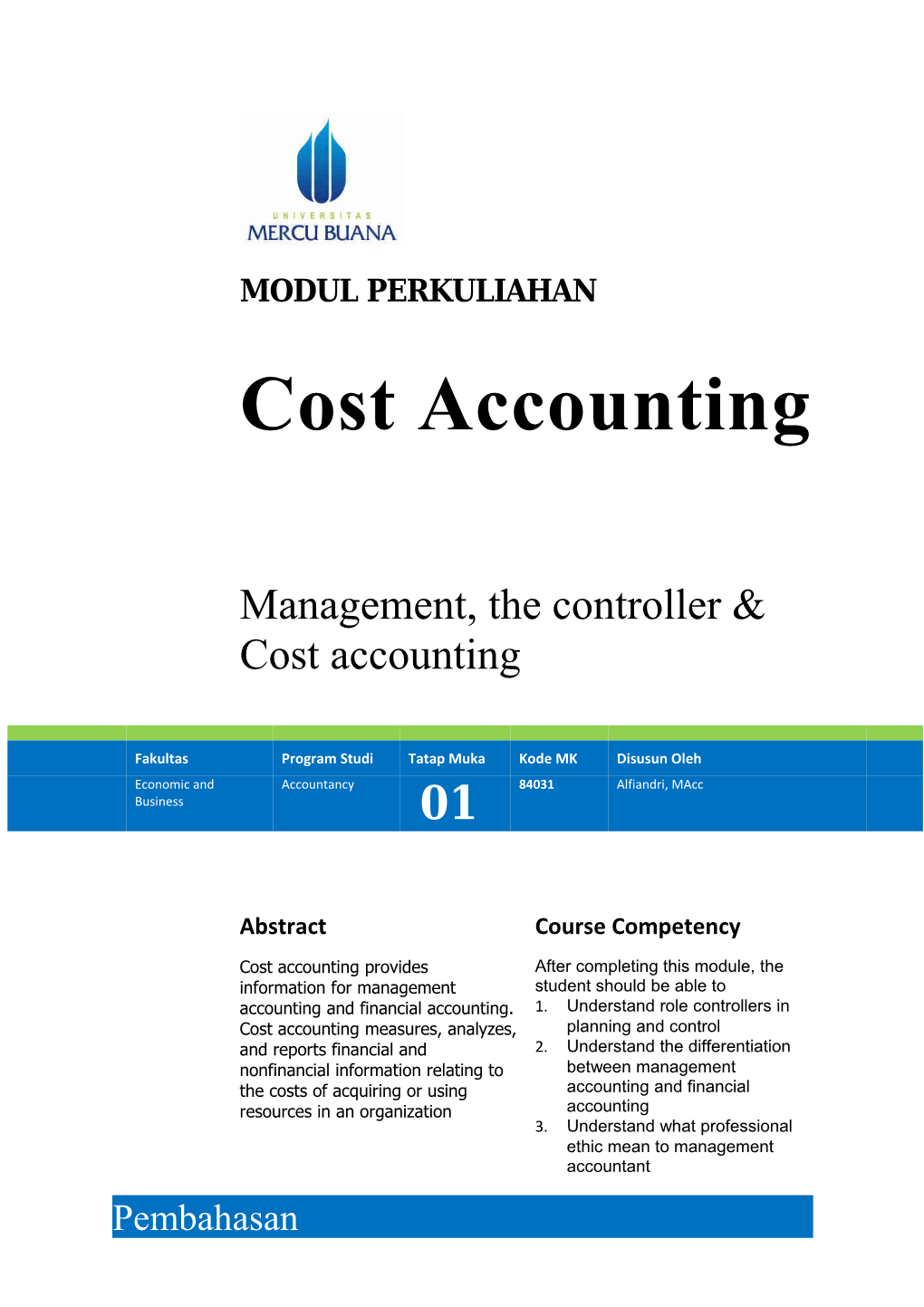 Understand Role Controllers in Planning and Control