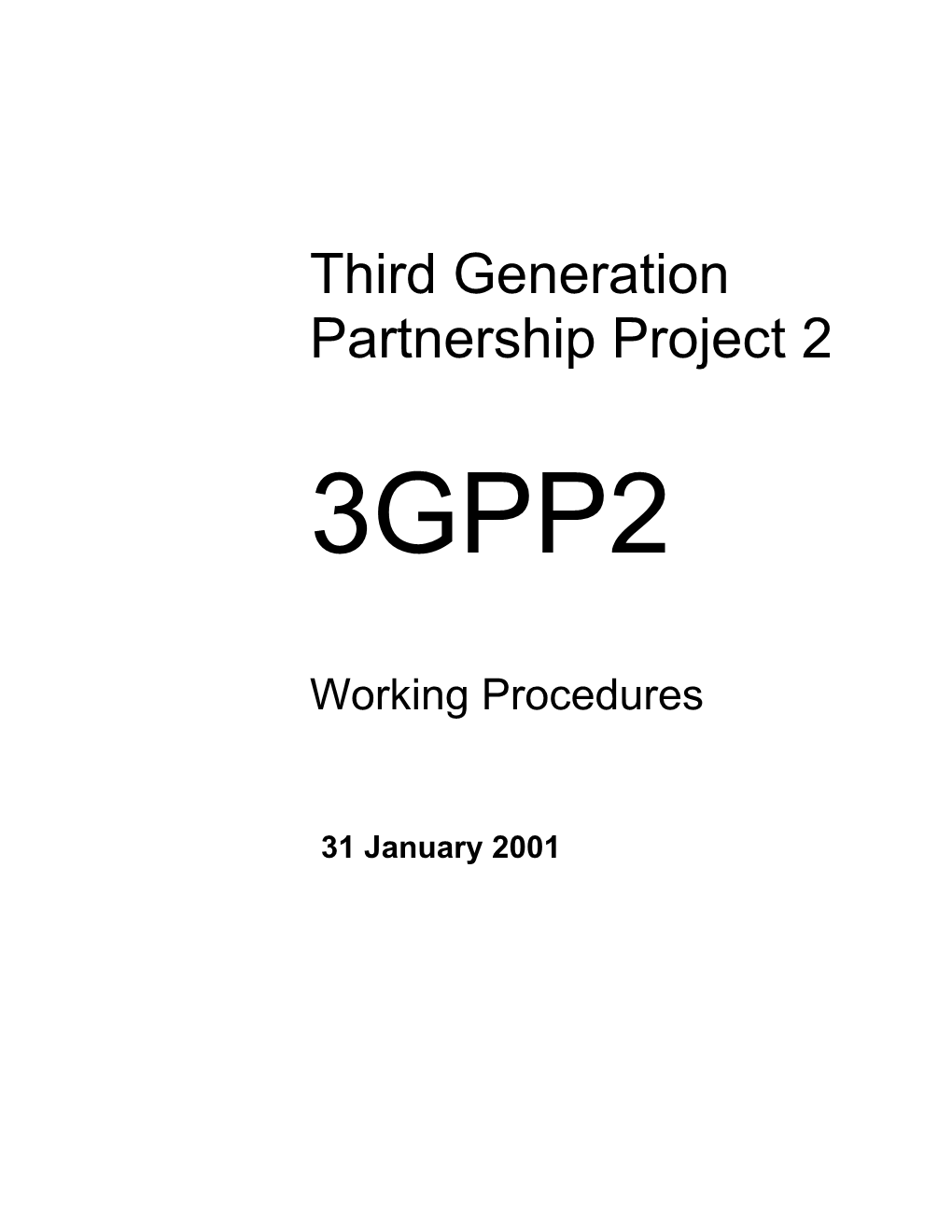 Third Generation Partnership Project 2