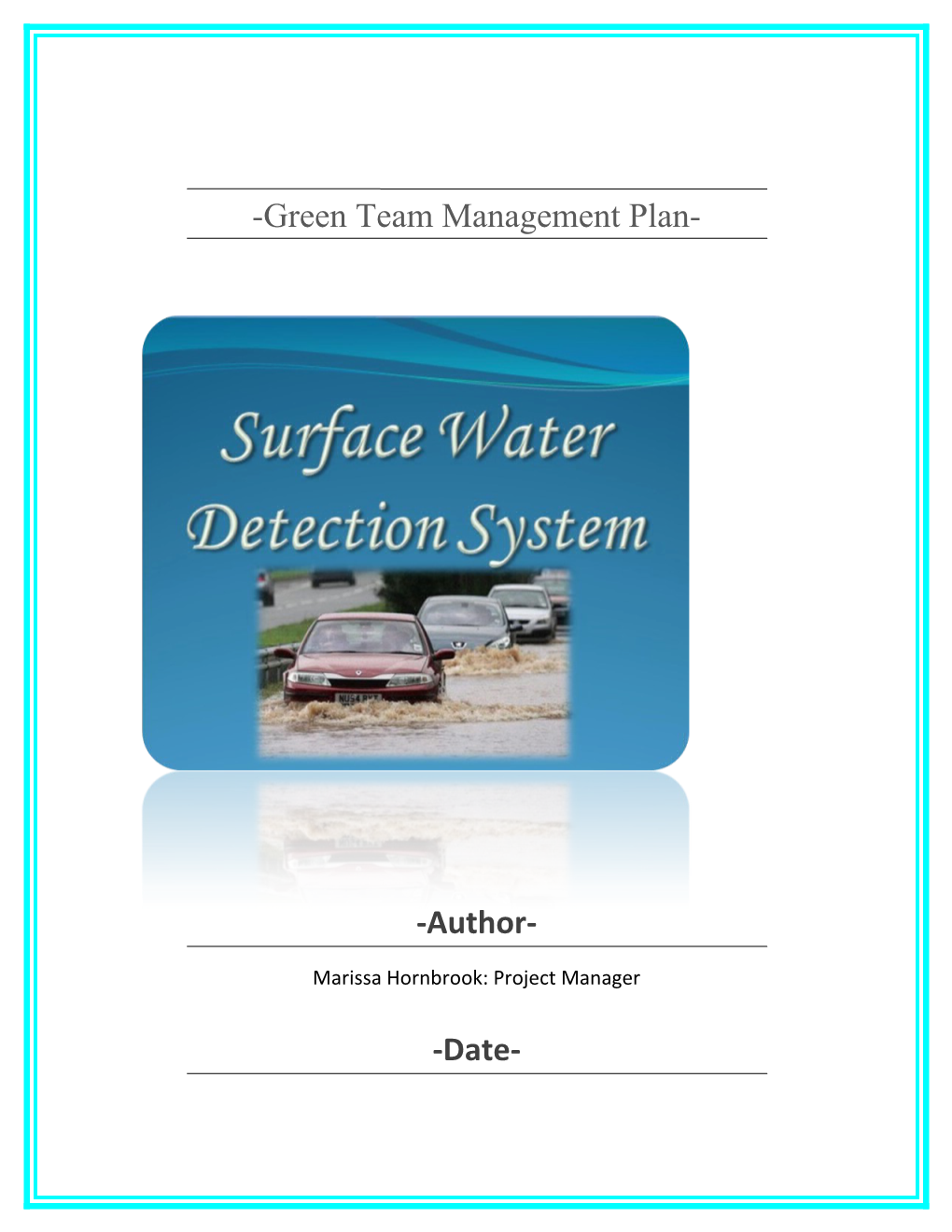 SWDS - Green Team Management Plan 12/10/2010