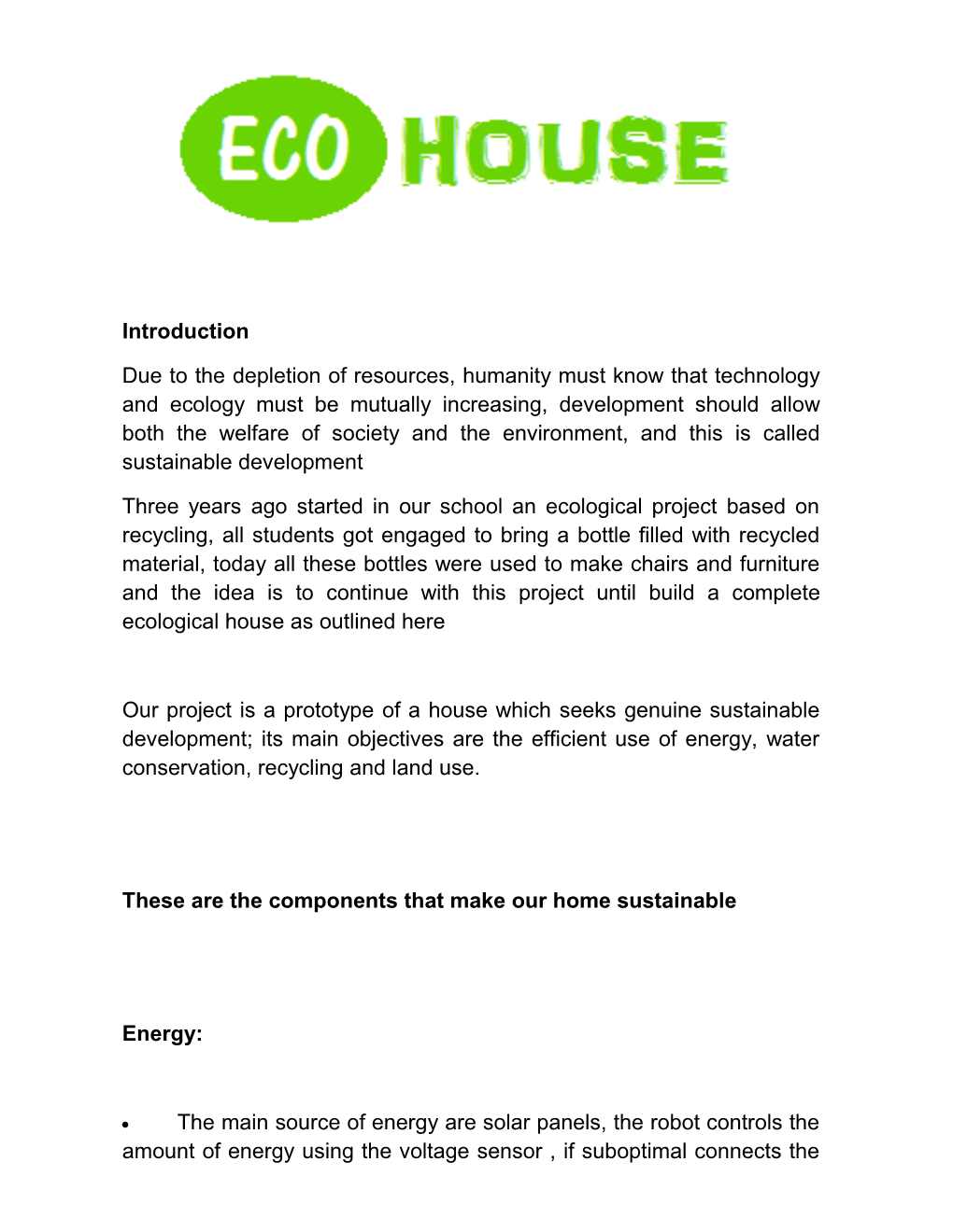 These Are the Components That Make Our Home Sustainable