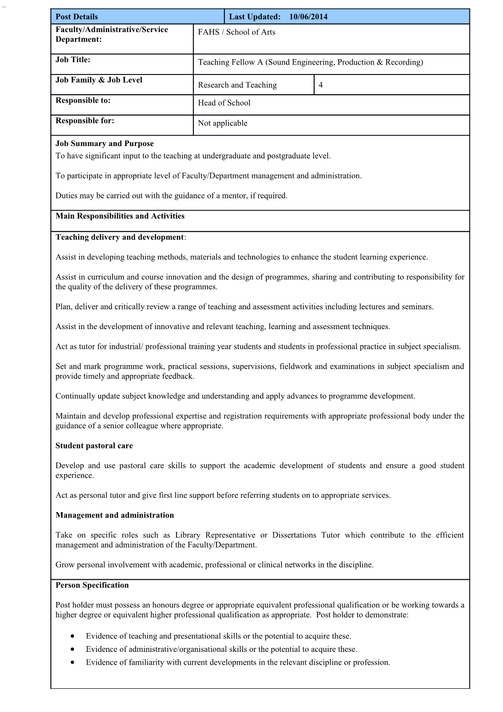 Faculty/Administrative/Service Department s9