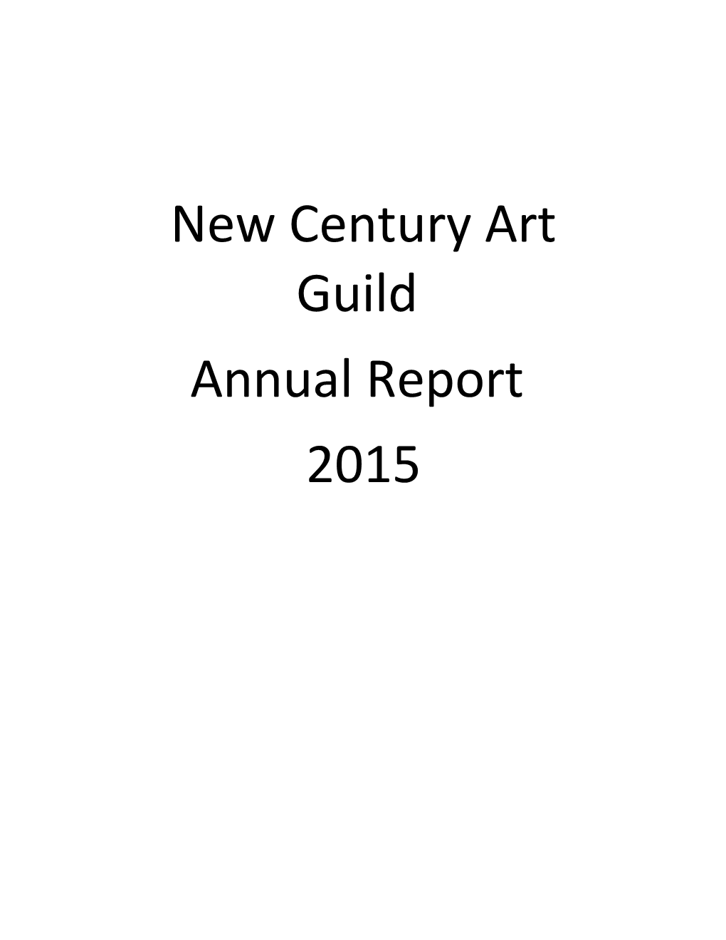 New Century Art Guild