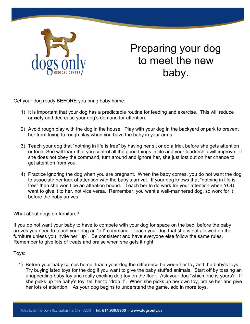 Get Your Dog Ready BEFORE You Bring Baby Home