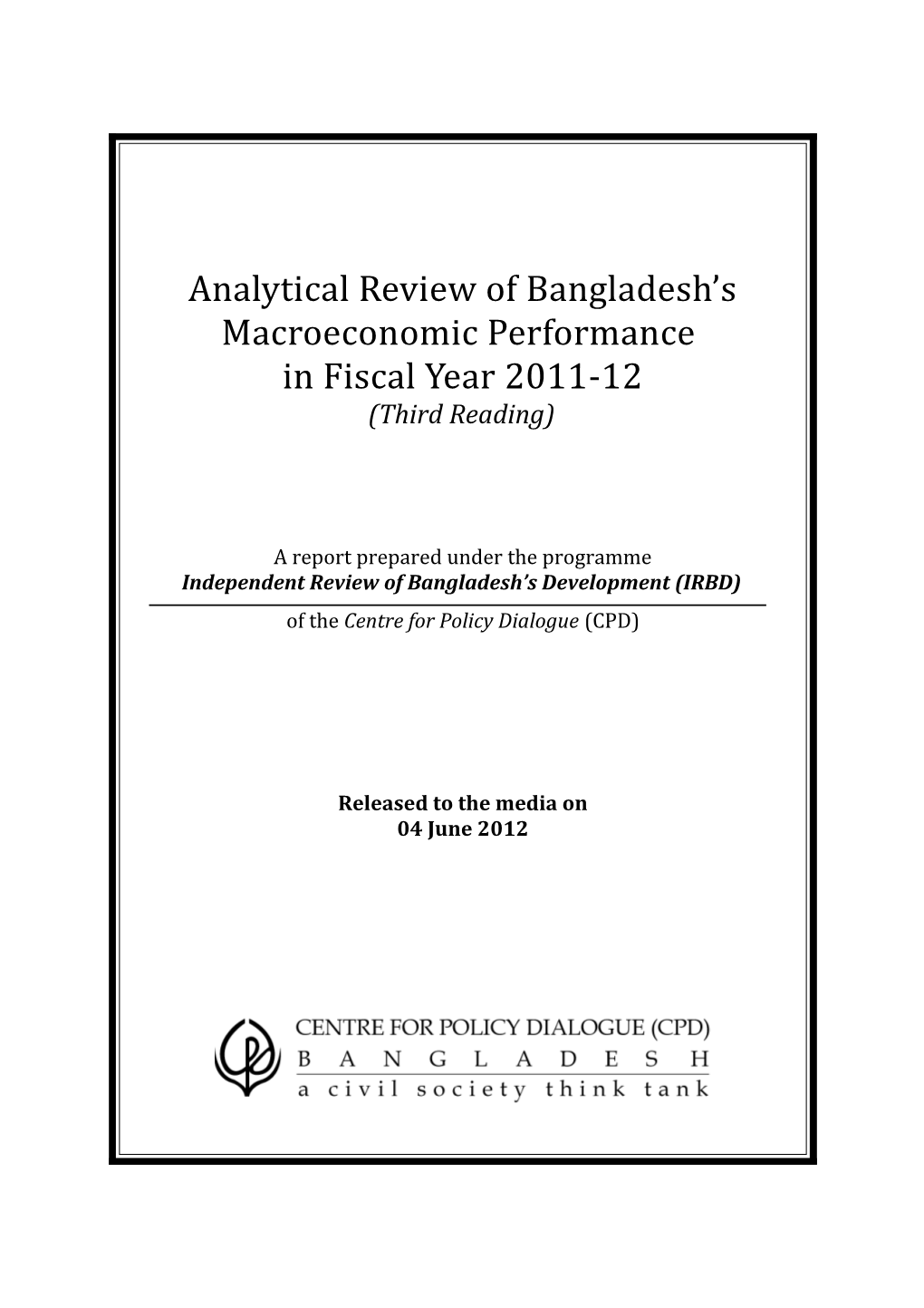 State of the Bangladesh Economy in FY2008-09