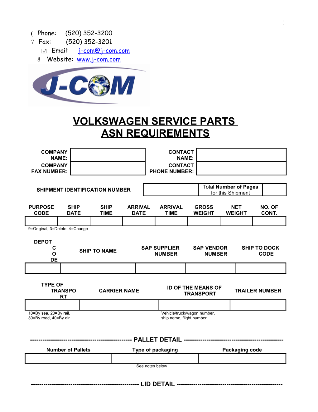 Volkswagen Service Parts