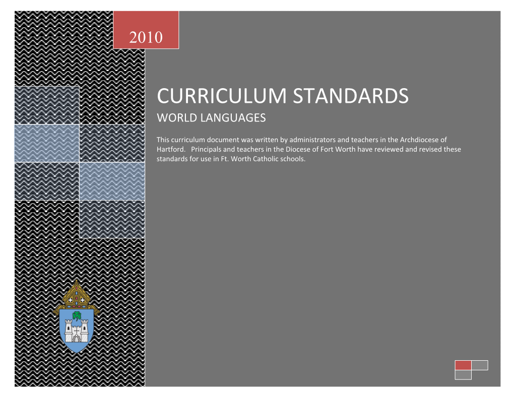 K-12 World Language Curriculum Standards