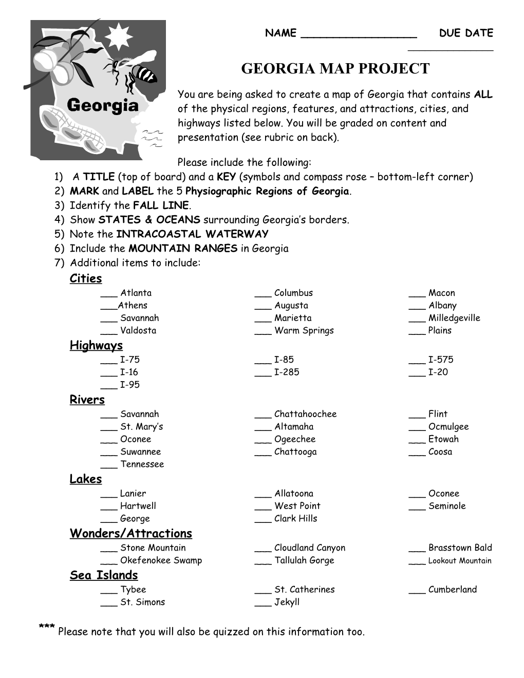 Georgia Map Project