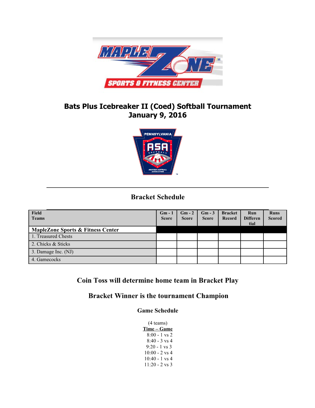 Softball for a Cure Coed Softball Tournament s1