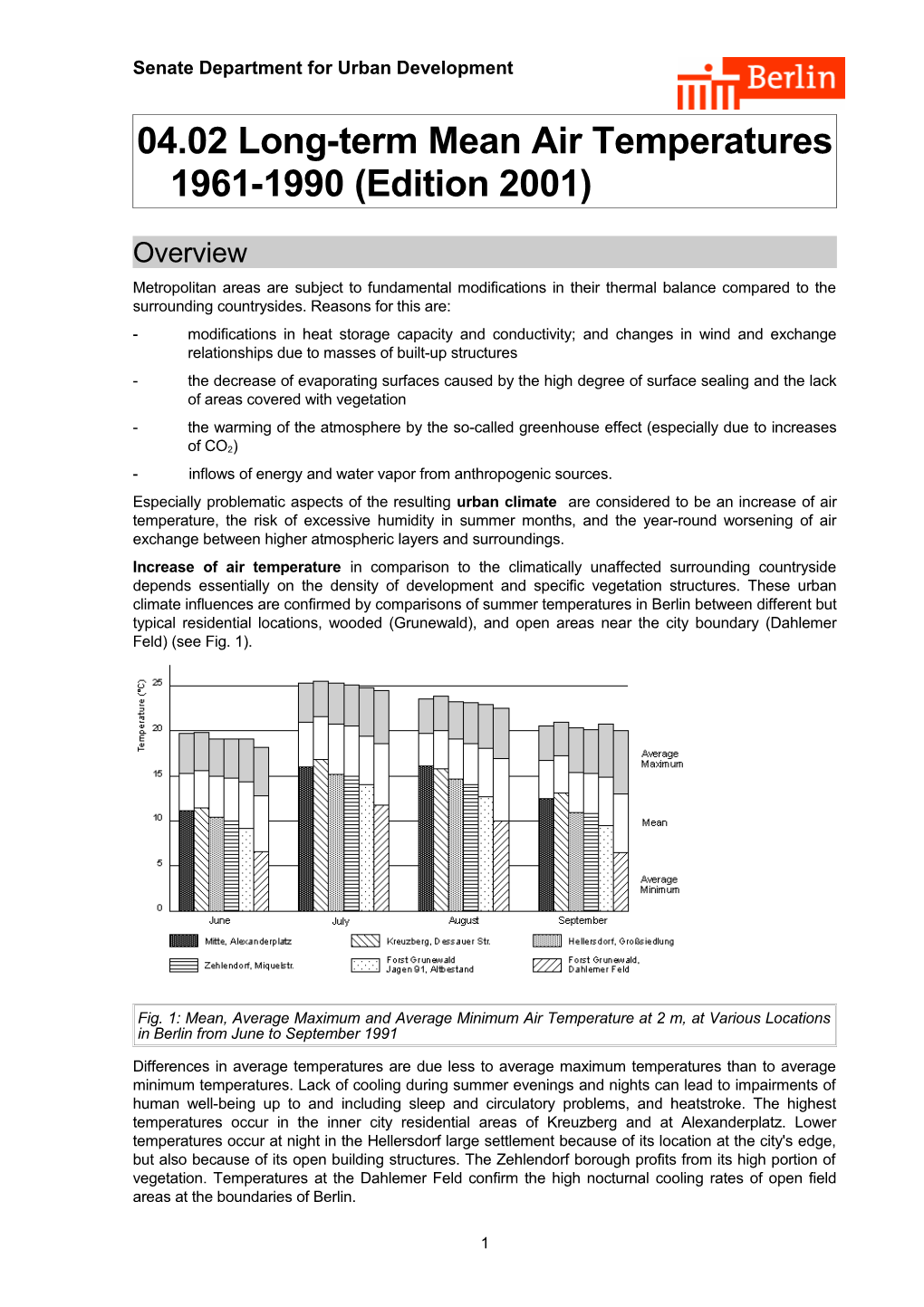 04.02 Long-Term Mean Air Temperatures 1961-1990 (Edition 2001)