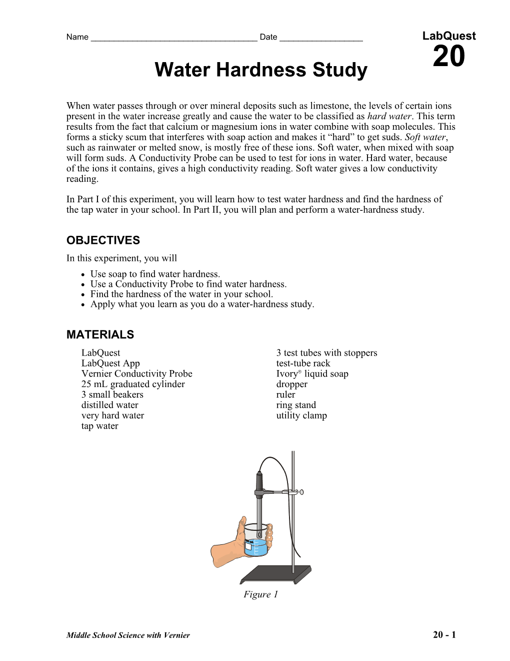 Water Hardness Study