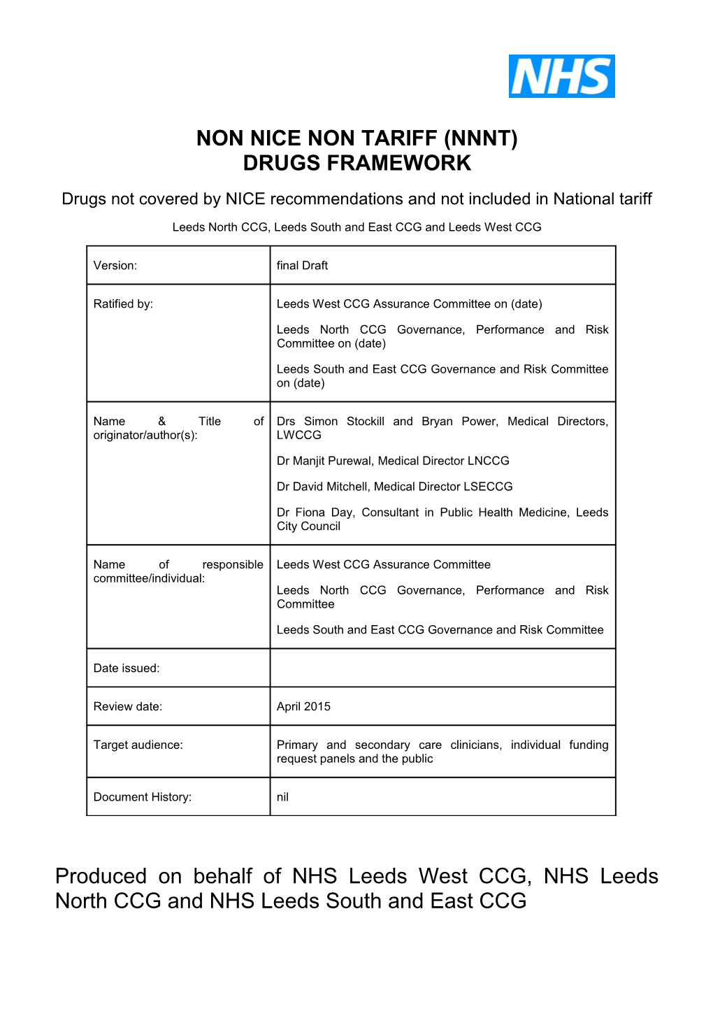 Non Nice Non Tariff (Nnnt)