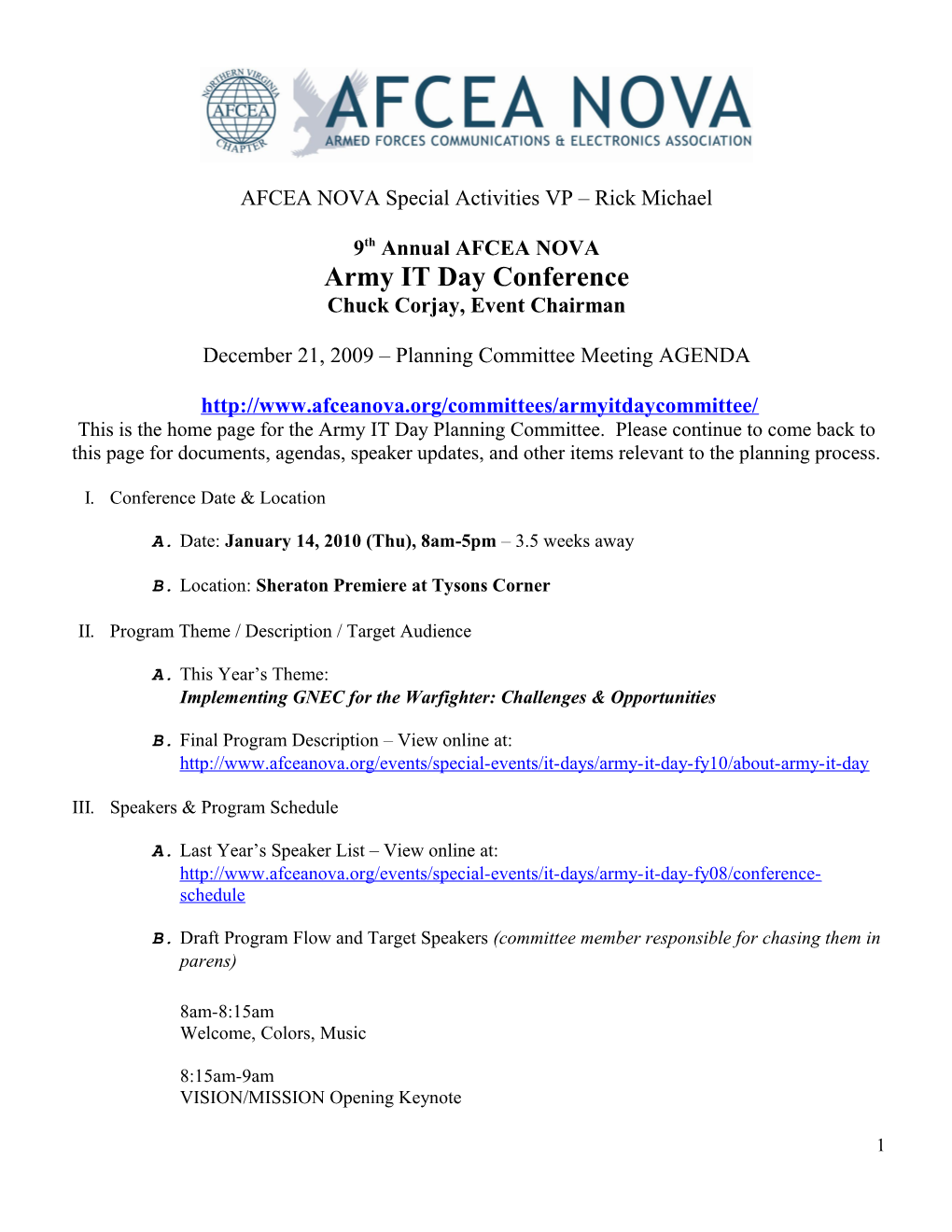 Critical Infrastructure Assurance Conference - January 25, 2002