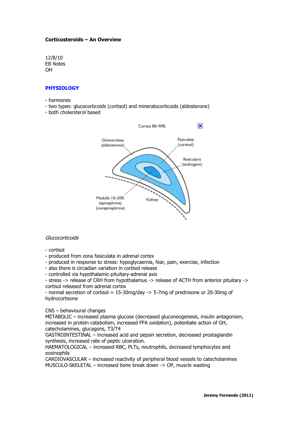 Corticosteroids an Overview