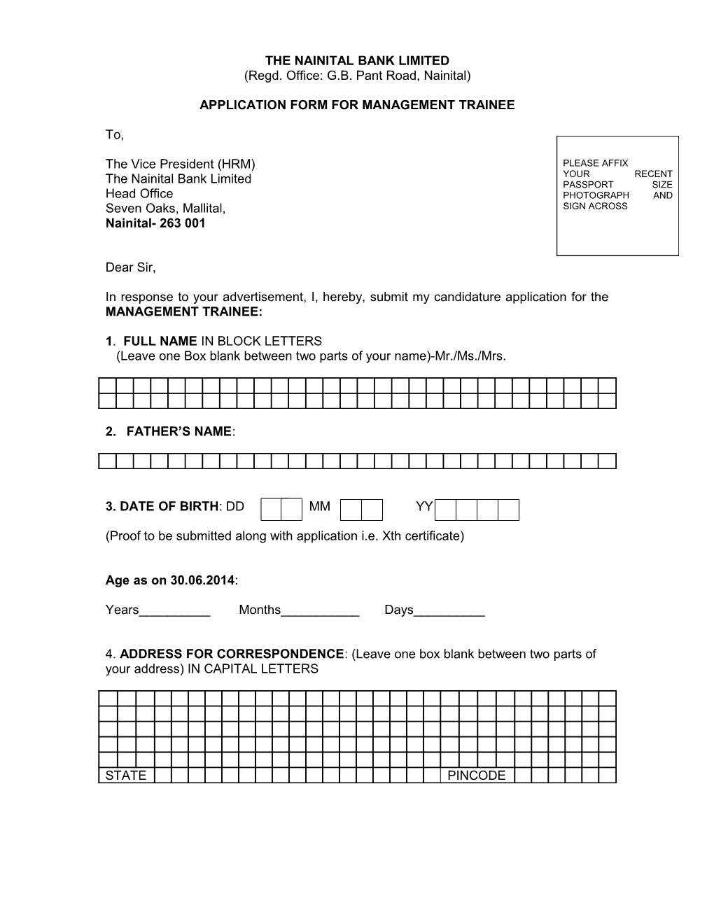 The Nainital Bank Limited