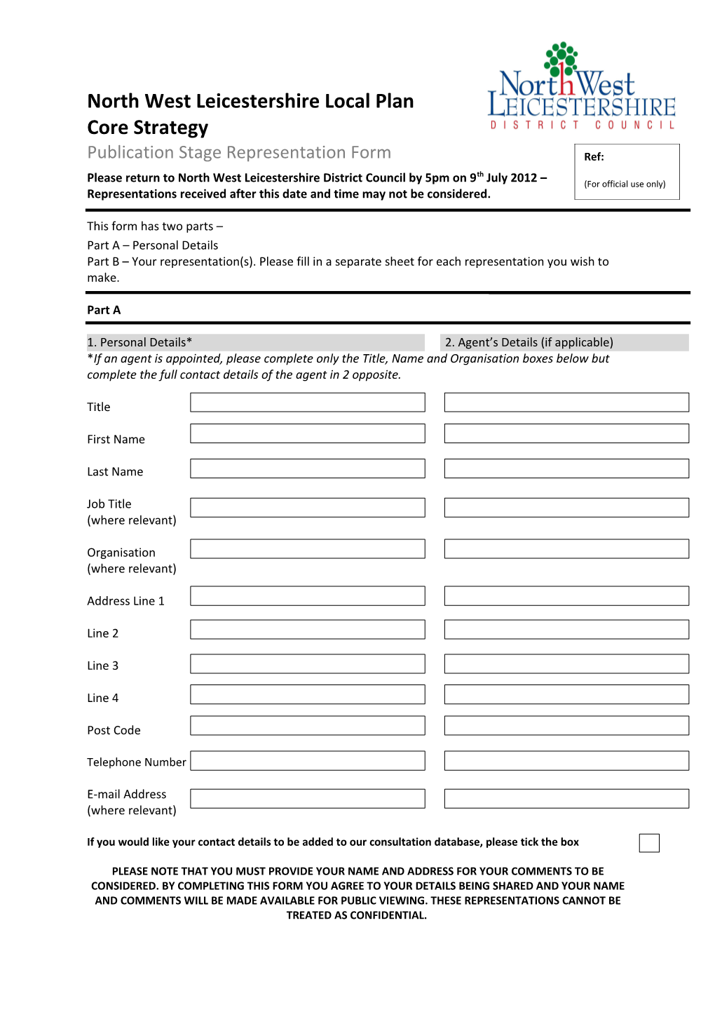 North West Leicestershire Local Plan