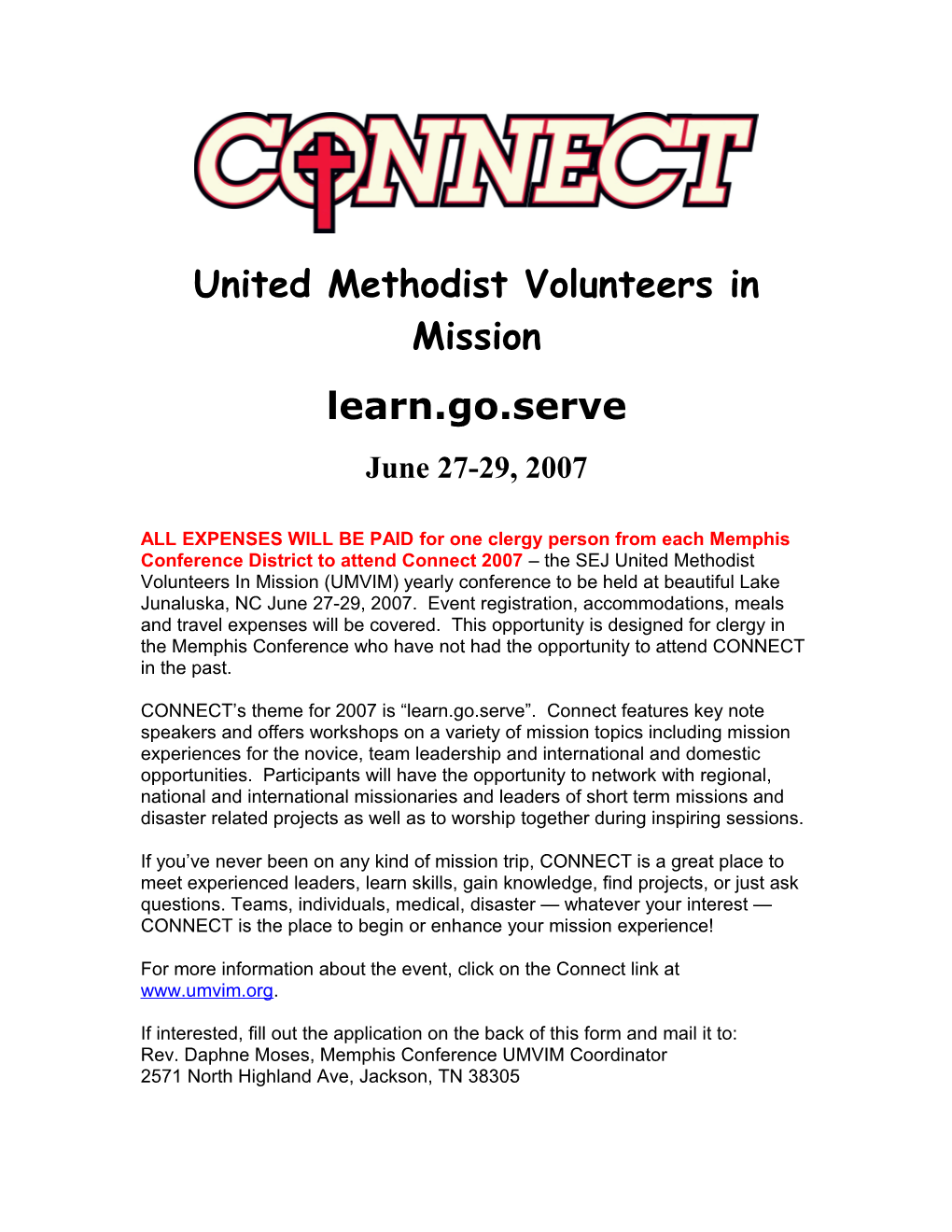 United Methodist Volunteers in Mission