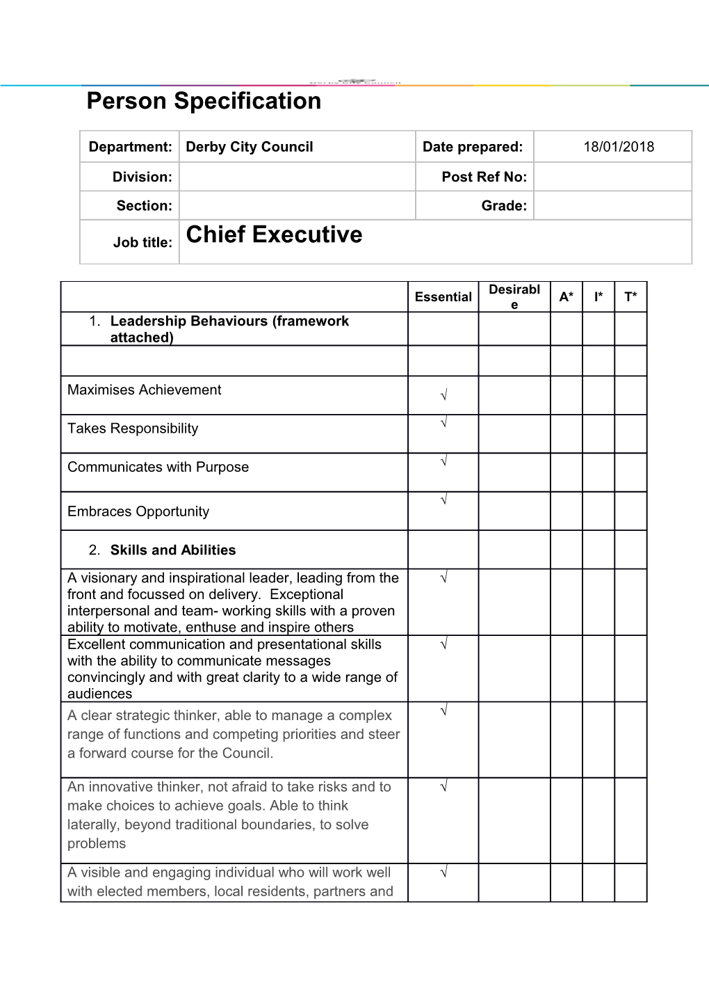 Person Specification s36