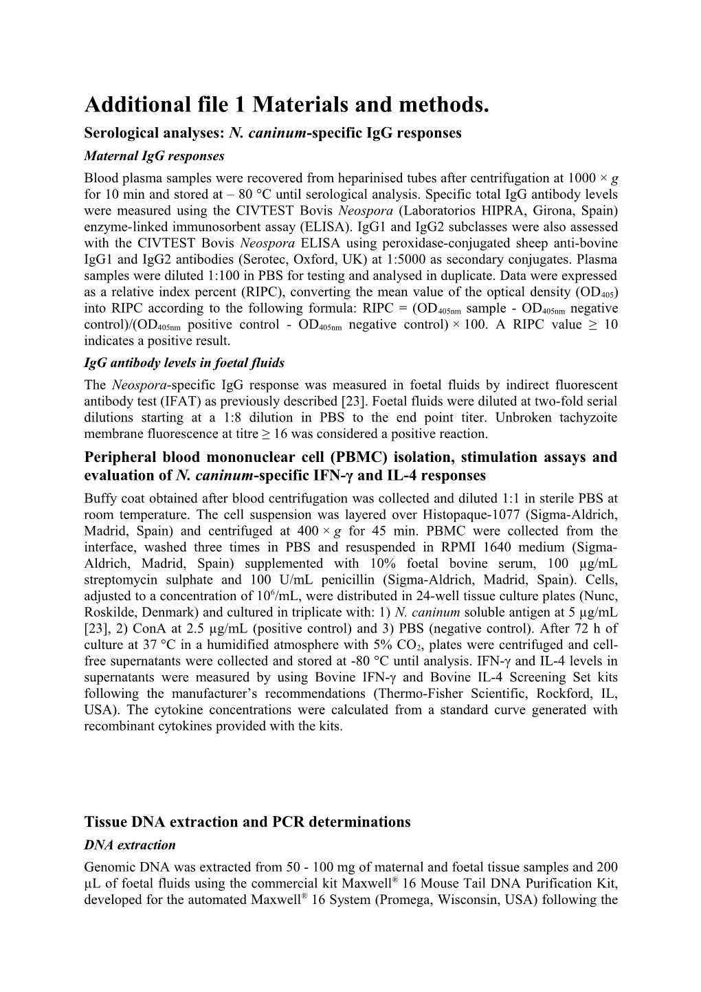 Additional File 1 Materials and Methods