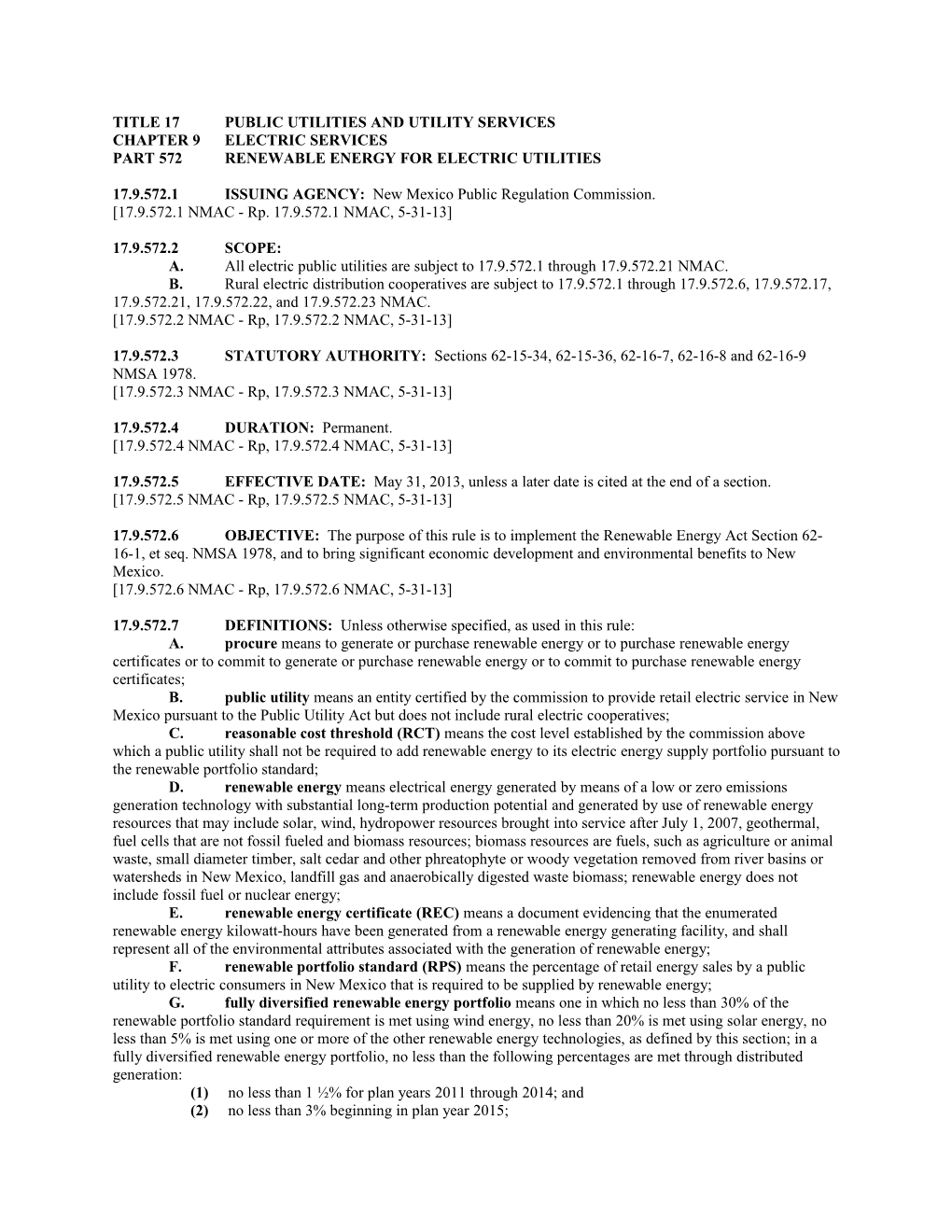 Title 17Public Utilities and Utility Services