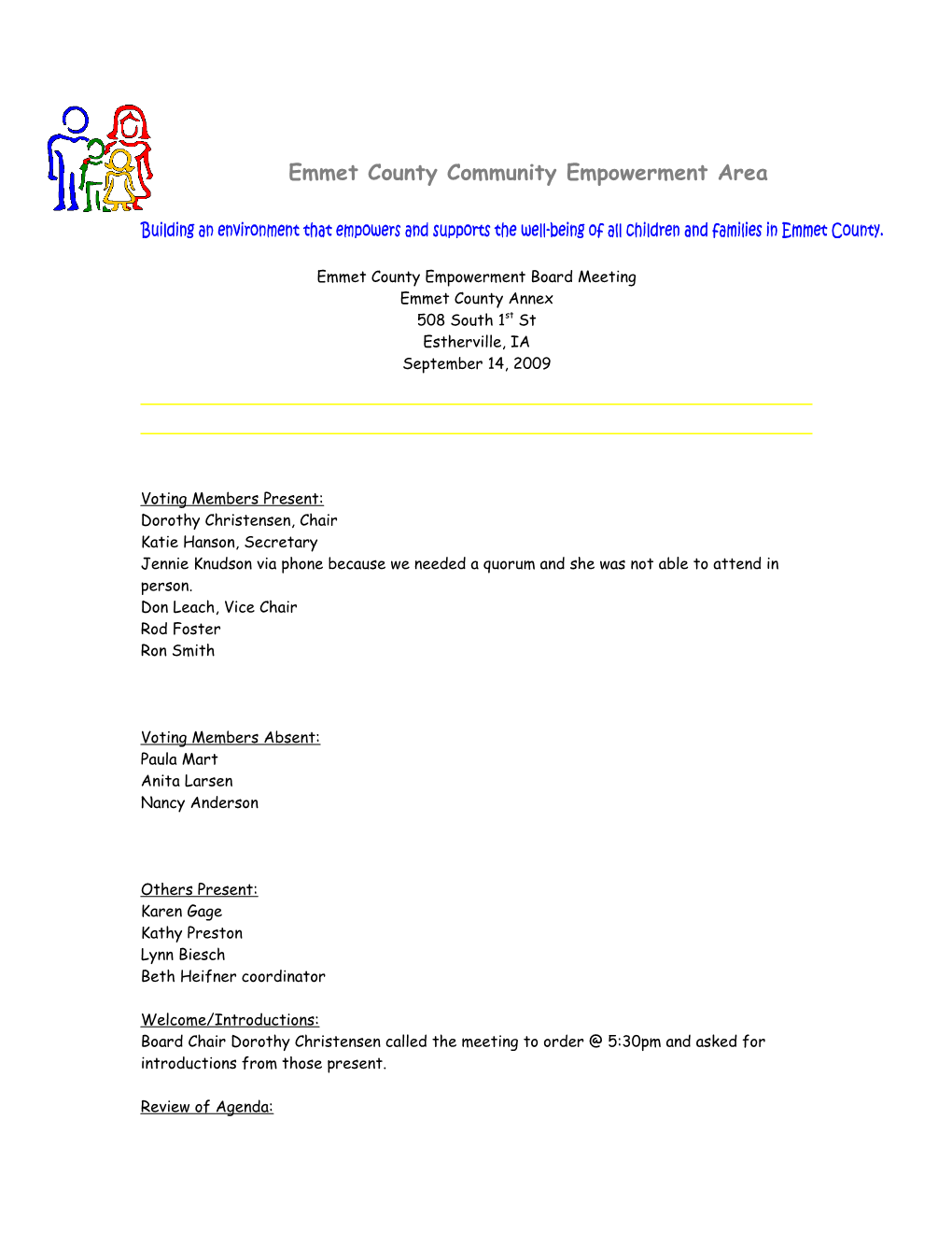 Emmet County Community Empowerment Area