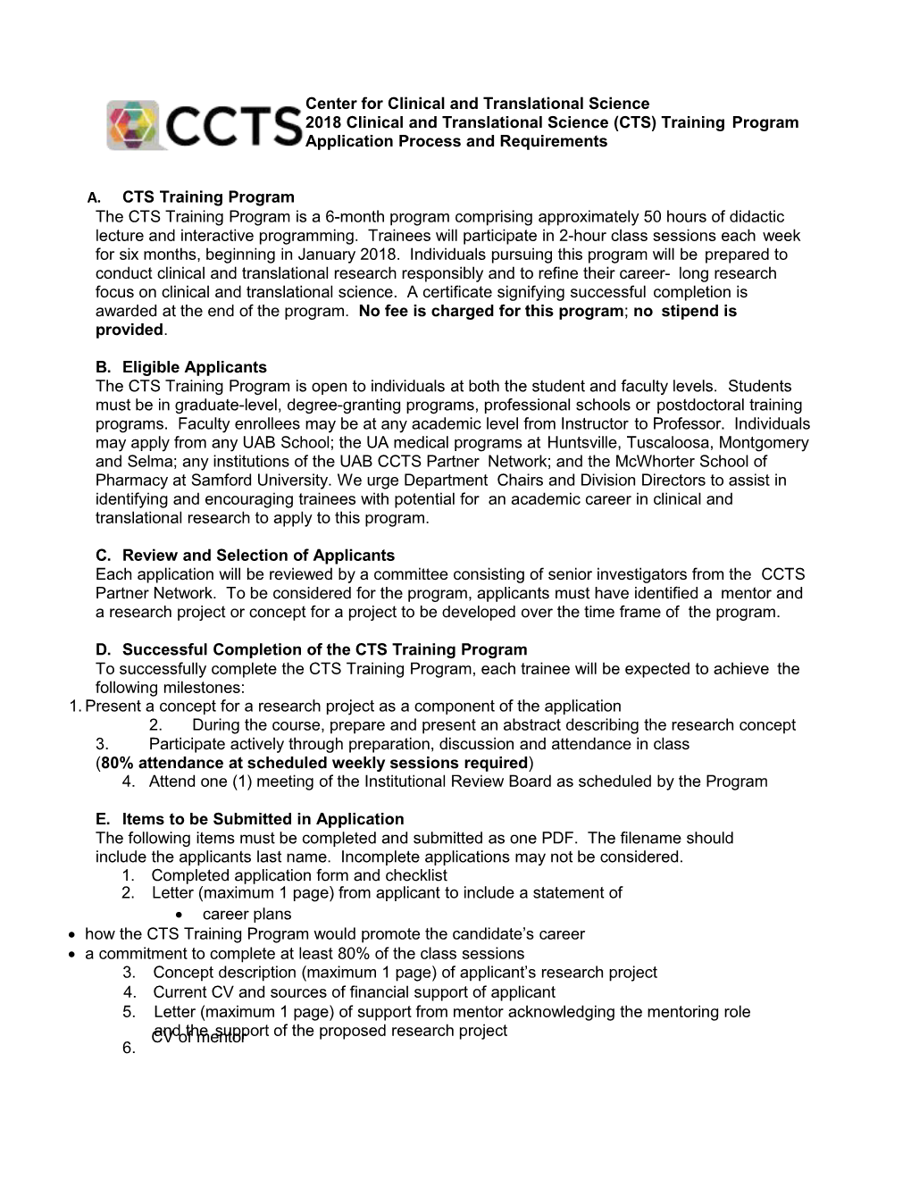 Center Forclinical Andtranslational Science