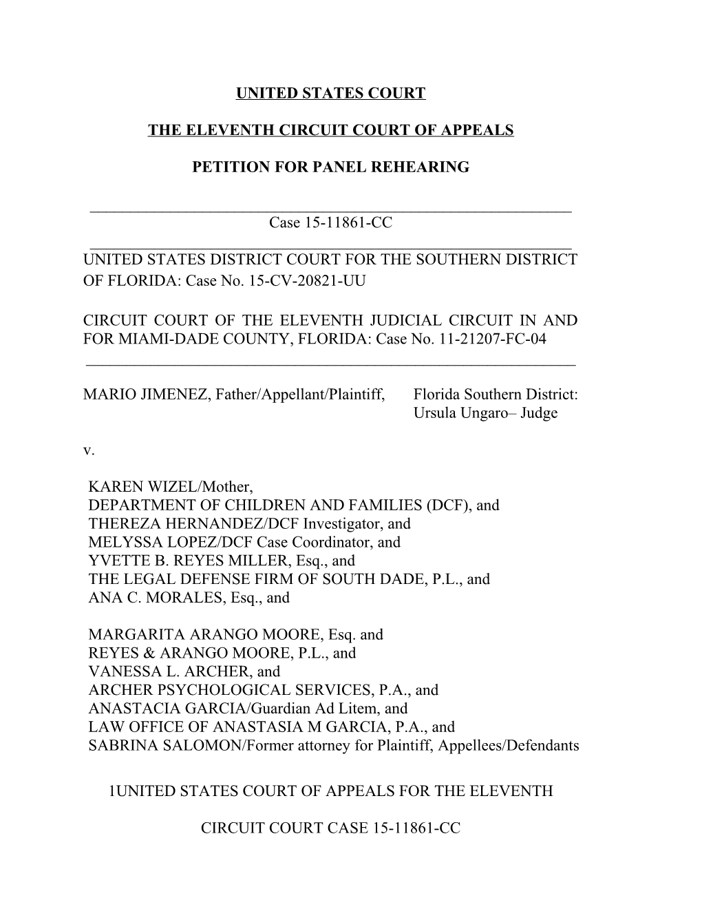 United States Court of Appeals for the Eleventh Circuit Court