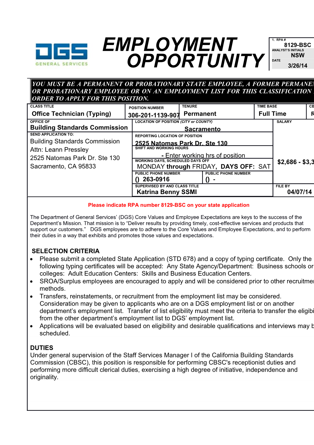 Building Standards Commission