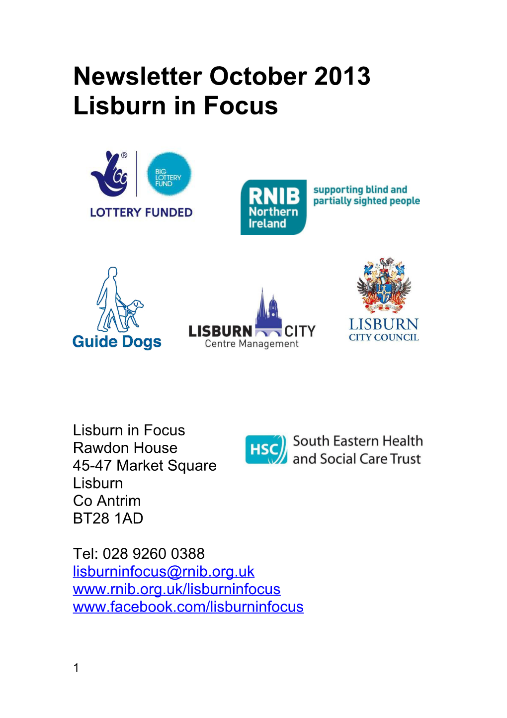 Lisburn in Focus s1