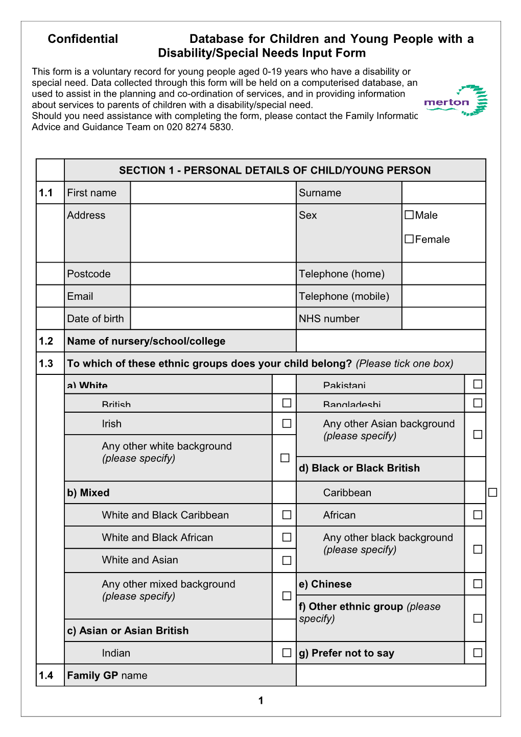 Foster Carer(S) Profile