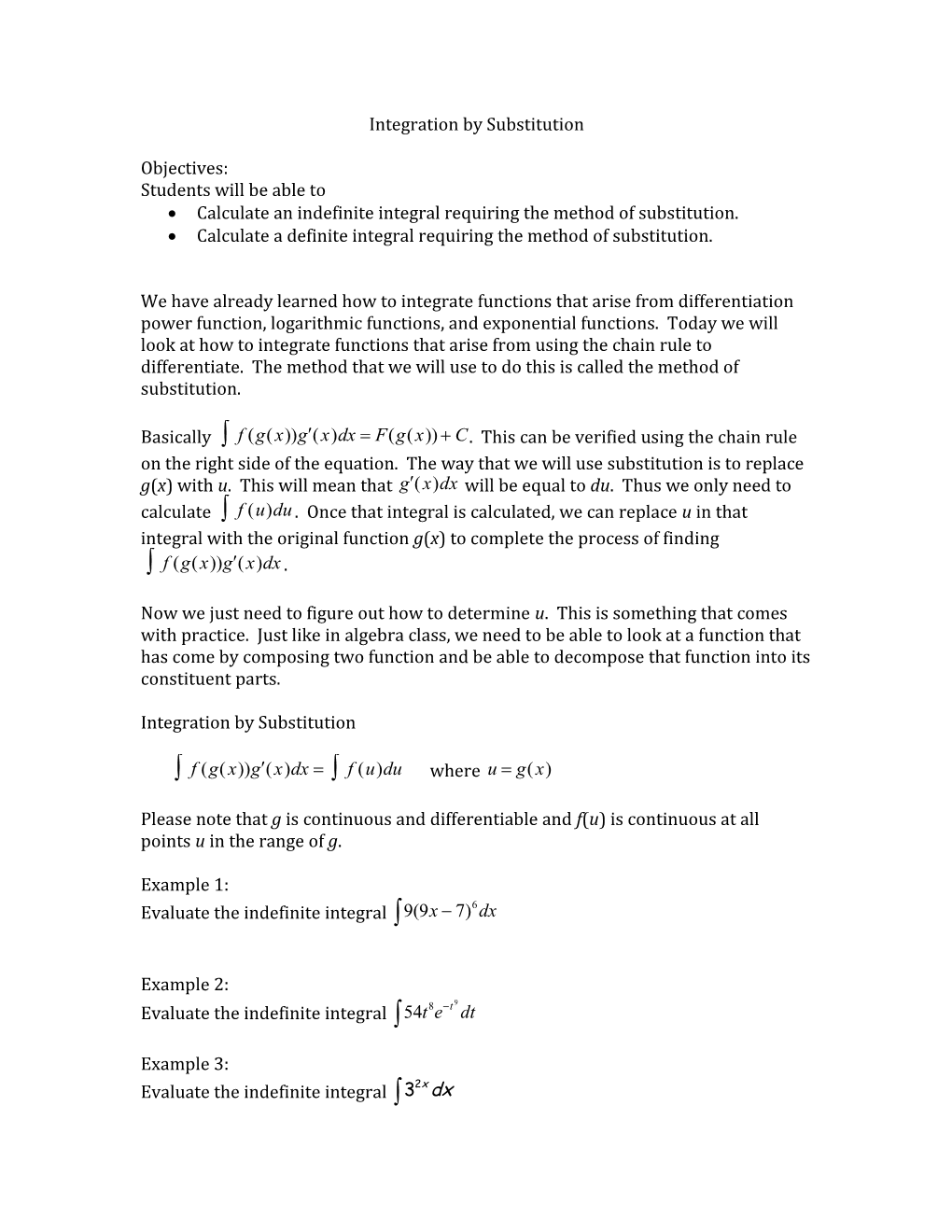 Simple Rules for Differentiation