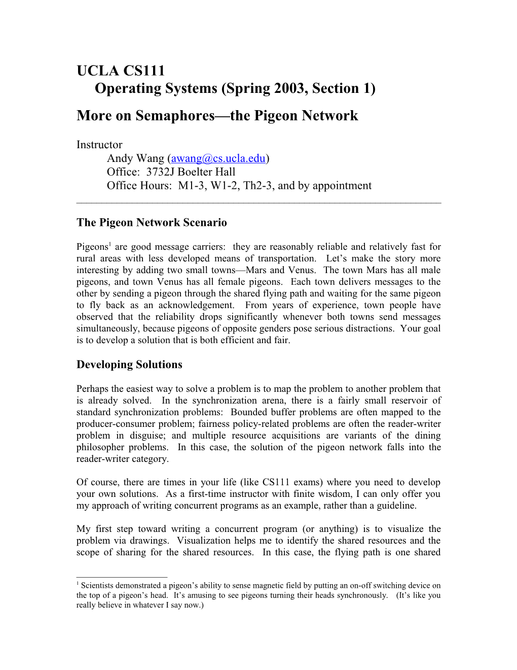 CS111 Operating System Principles