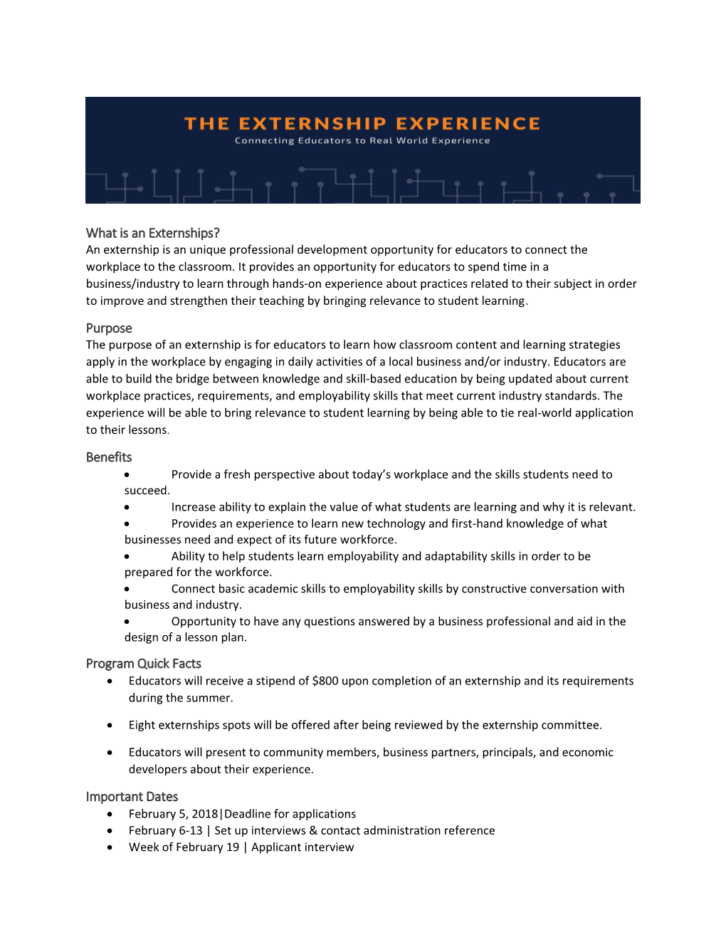 What Is an Externships?