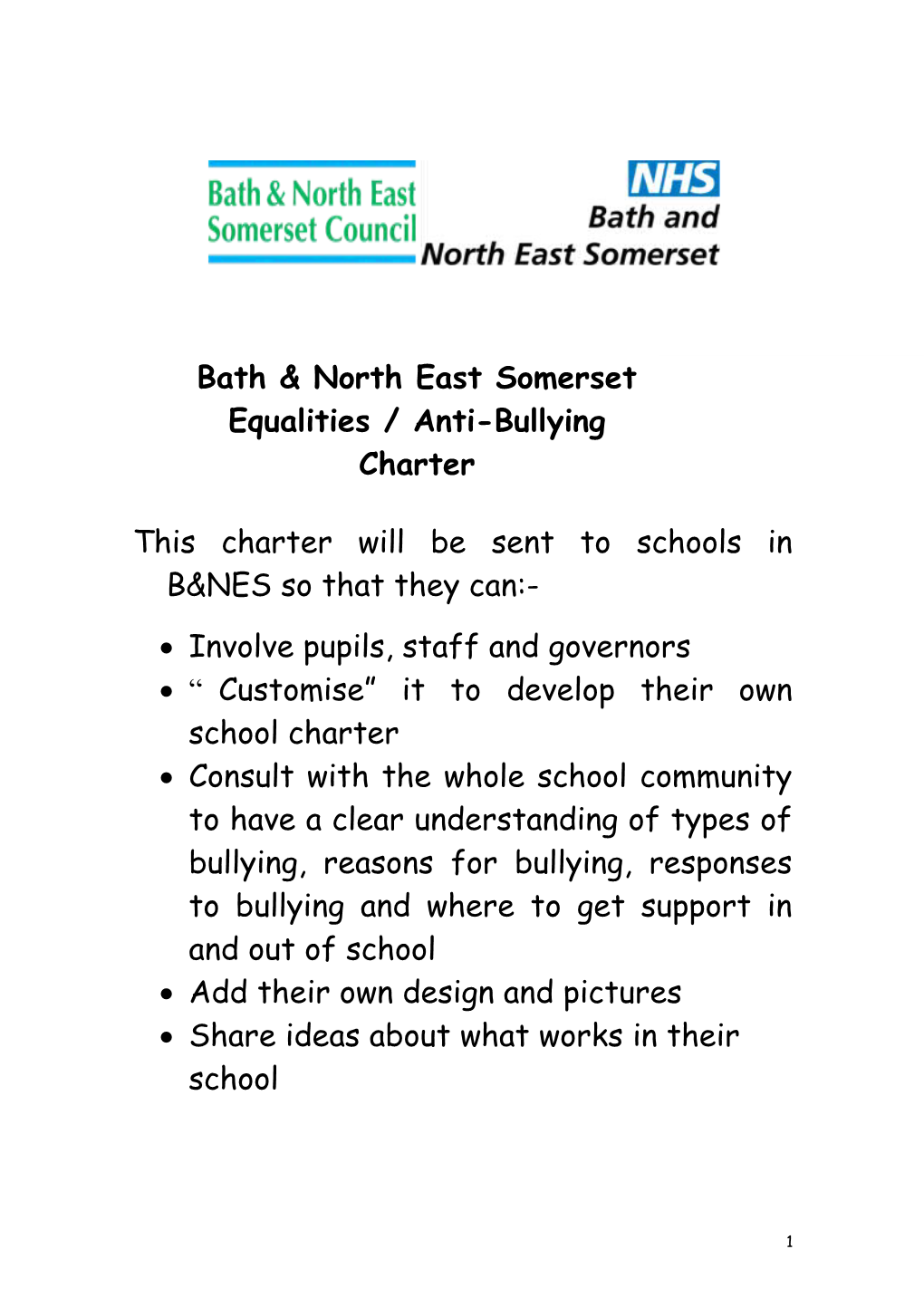 North Lincolnshire Children and Young People S Anti Bullying Policy