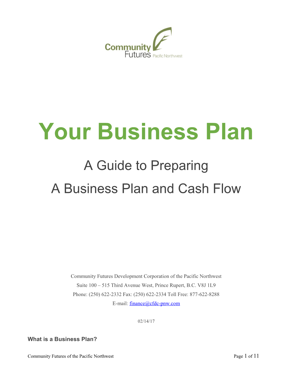 Your Business Plan