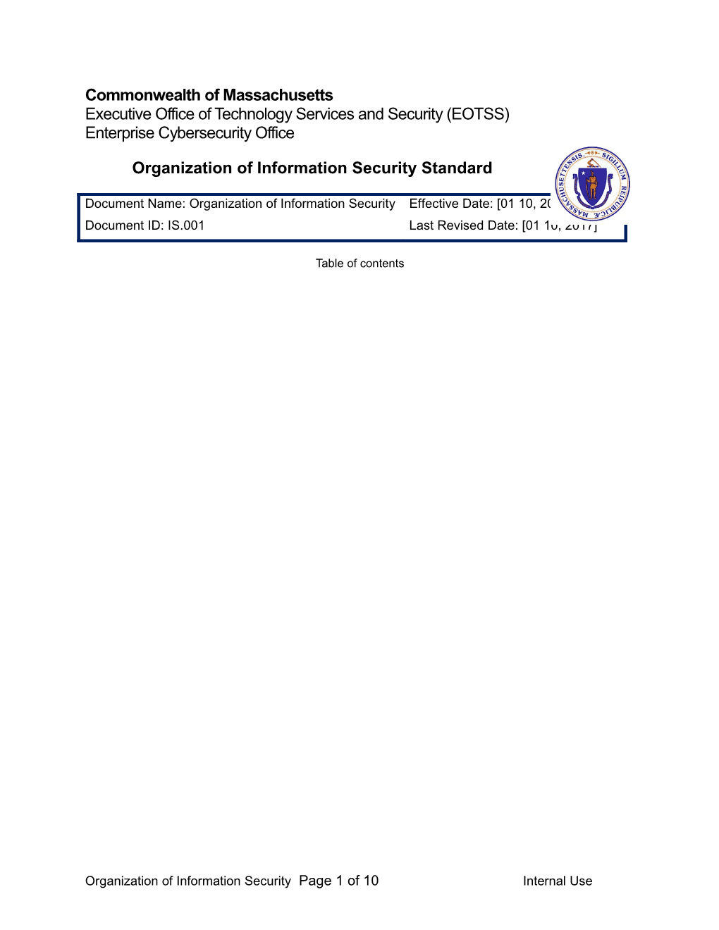 Sdr-Organization of Information Security V3 06.29