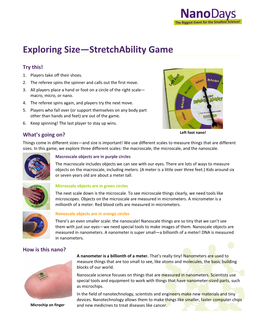 Exploring Size Stretchability Game