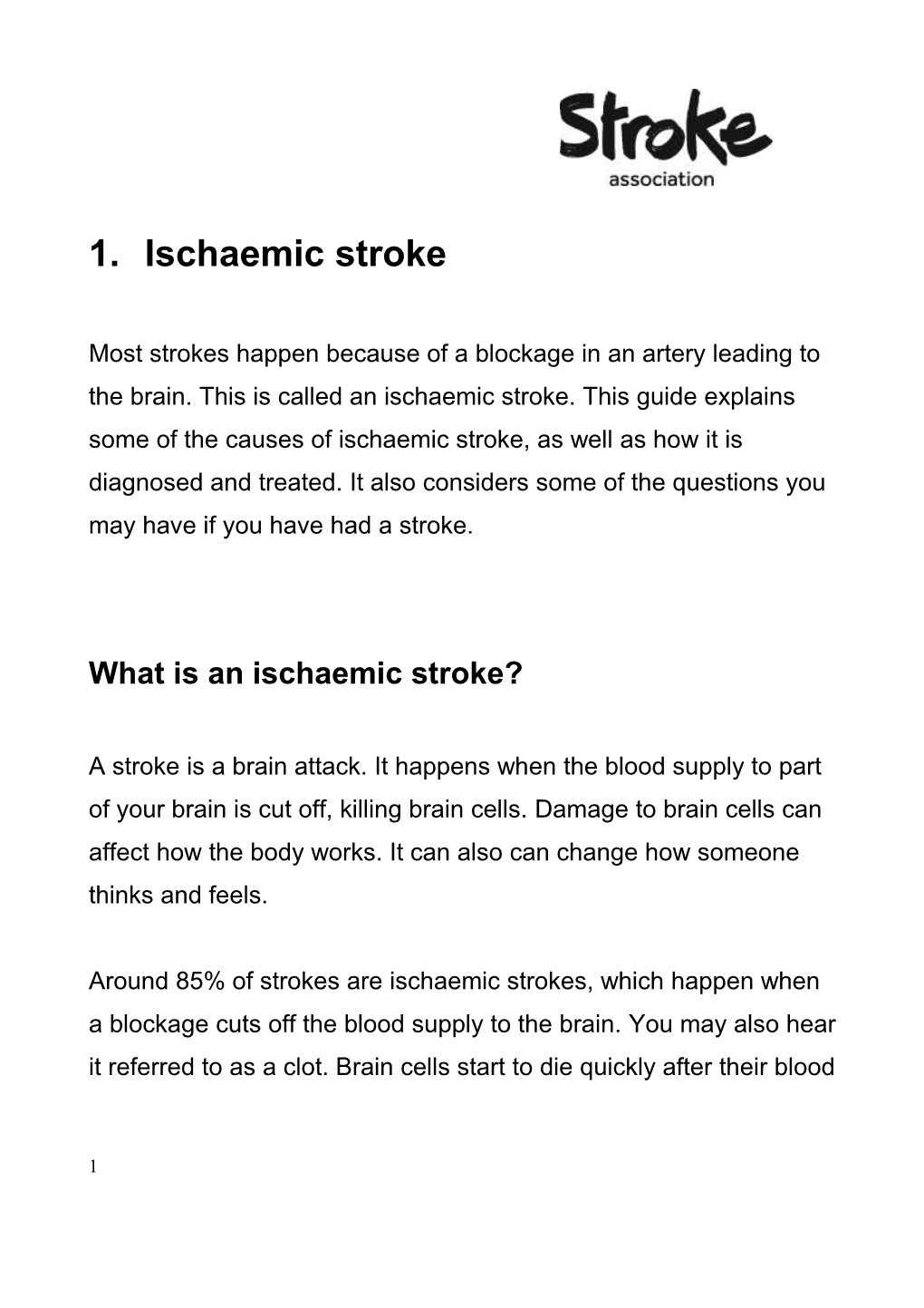 F09 Stroke in Younger Adults