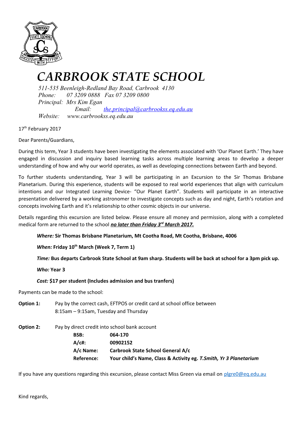 Carbrook State School