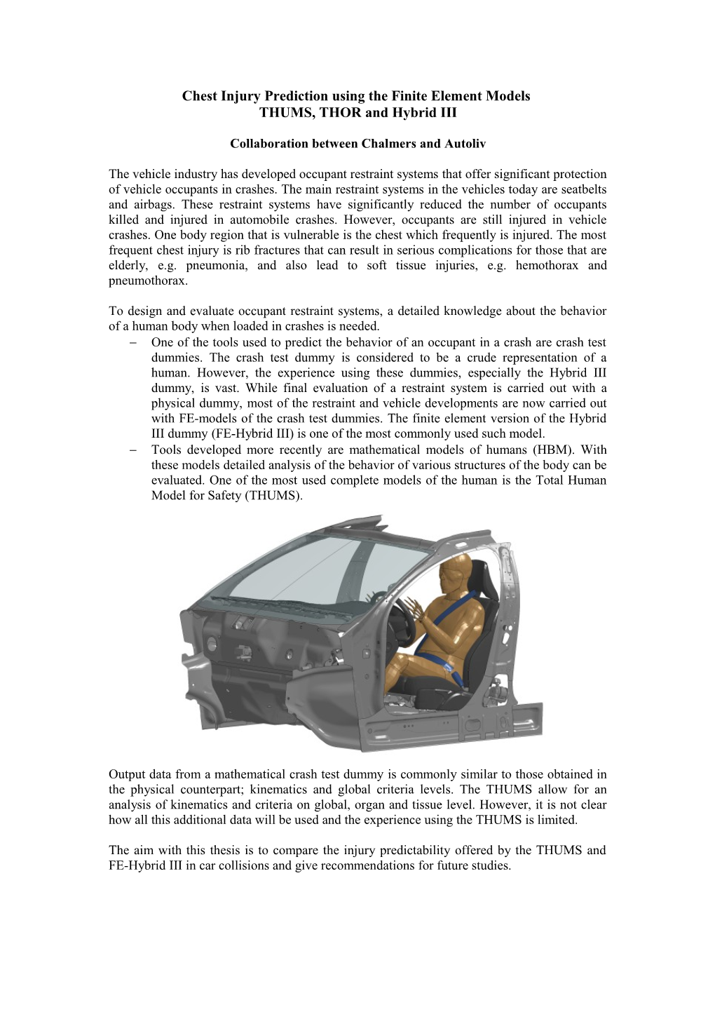 Collaboration Between Chalmers and Autoliv