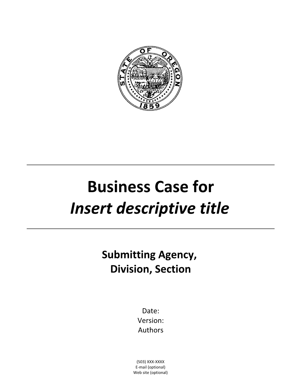 Business Case Document
