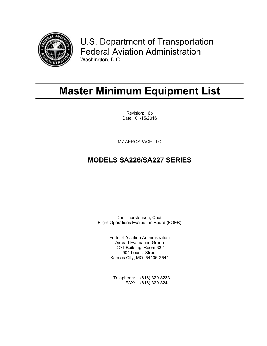 The Definitions Must Be Inserted Here in Each Minimum Equipment List (MEL) from Current