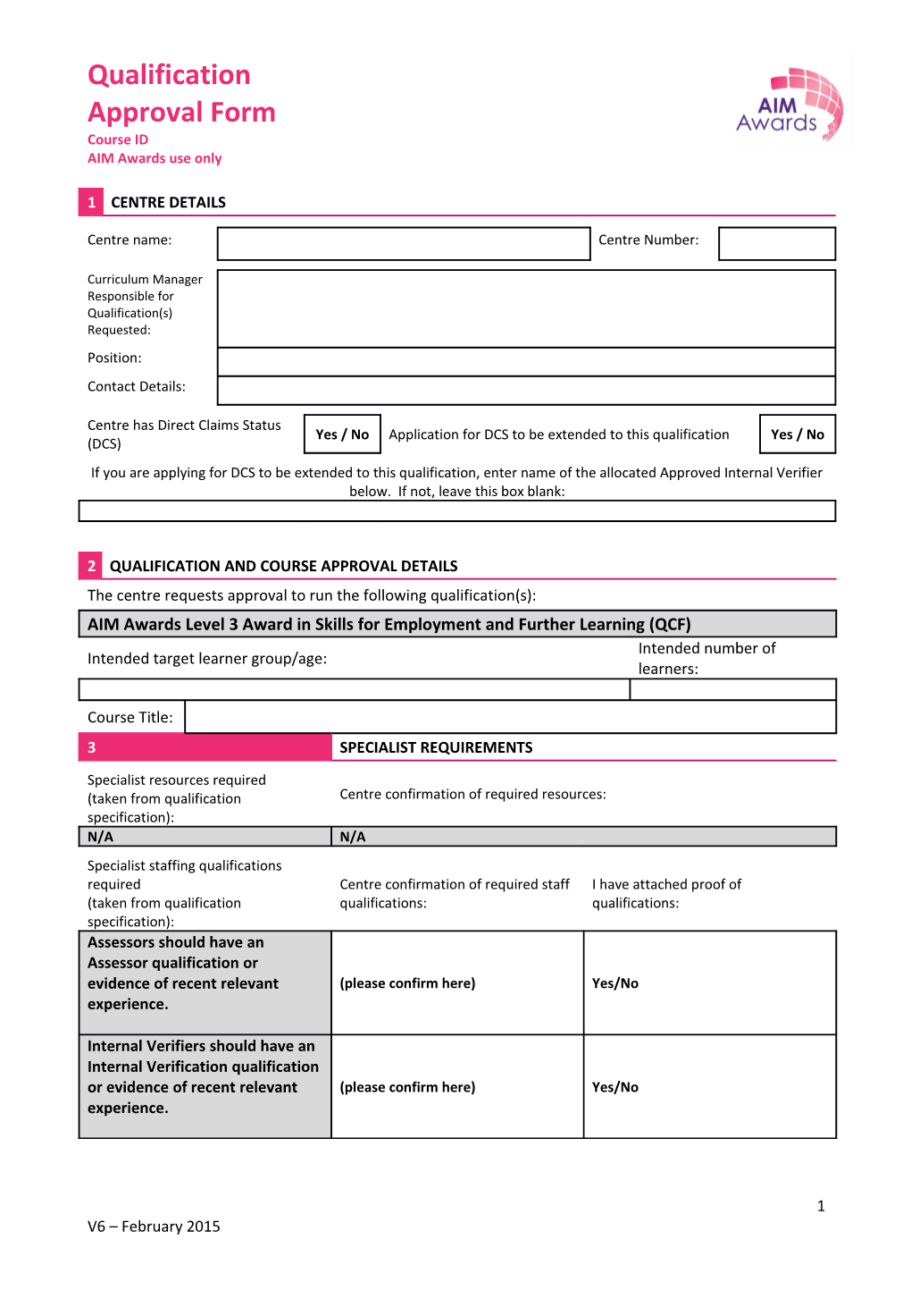 Centre Details s1